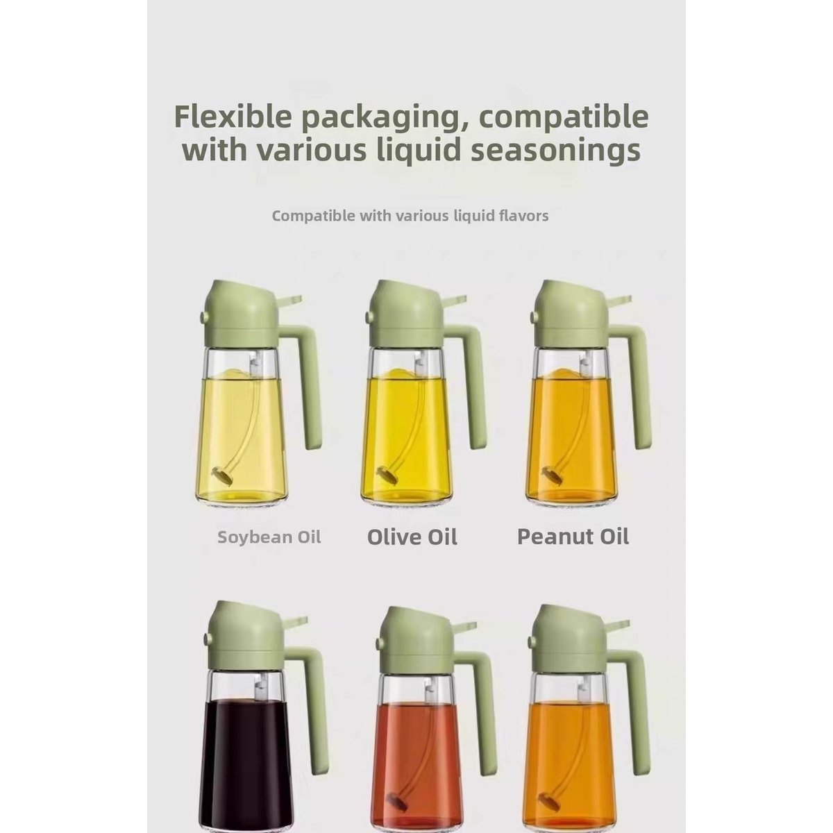 German-Style Glass Oil & Vinegar Spray Bottle